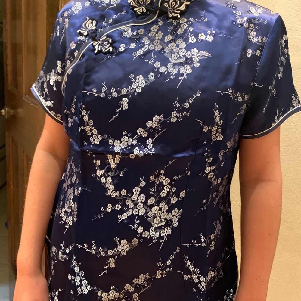 Women’s silk Chinese top - Picture 11 of 16